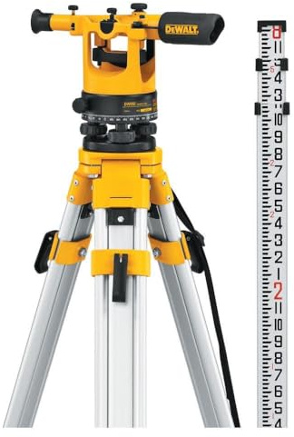 Dewalt dw092pk 20 x Transit Level Paket mit Stativ, Stab, und Tragetasche