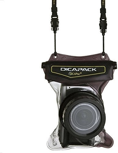 DiCAPac WP-610 Waterproof Case for Bridge Camera e.g. Canon Powershot G12