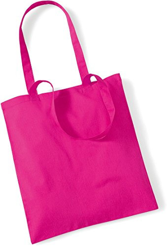 Westford Mill W101 Bag for Life - Long Handles - Fuchsia