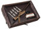 Online 81411 - Kalligraphie Set mit Federhalter, 5 Federn (3x Bandzug 1, 5 mm, 1, 9 mm, 1, mm und 2x Spitzfedern) und Tintenglas, in Bamboo-Geschenketui, 1 Stück