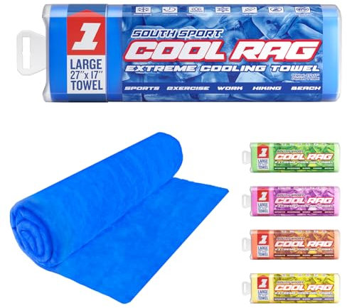 Cool RAG Extreme Kühlhandtuch zur Wärmeentlastung – PVA-Kühlhandtuch für Workout, Fitnessstudio, Laufen und für andere Outdoor-Sportarten – kühlendes Tuch für den Hals – Cooles Handtuch für schnelle