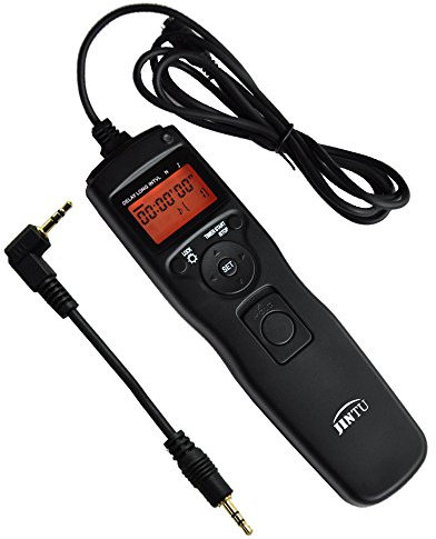 JINTU Timer Fernbedienung Kontrolle LCD Zeitraffer Kompatibel für Kanon Spiegel Reflex Kamera 550D T2i 450D XSi 400D XTi 350D XT 300D 60D 70D 80D 600D 500D 1100D 1000D T2i T3 T3i T4i T5 T5i T6i SL1