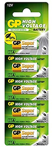 GP Alkaline High Voltage 23AE (MN21) card of 5