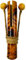 GURU SHOP Musikinstrument aus Holz, Musik Percussion Rhythmus Klang Instrument, Handgearbeitet - Handrassel 4, Braun, 20x9x4 cm, Musikinstrumente