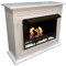 Bio Ethanol Firegel Fireplace Fire Place Model Dion Premium XL White