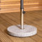 CHARLES BENTLEY Outdoor, Garden, Patio, 15kg Round Granite Parasol Base Umbrella Stand, With Adjustable Pole, For Flat Surfaces, Made Of Granite And Stainless Steel, With Tightening Screw, (40x33.5cm)