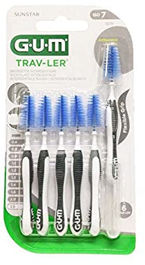 GUM Trav-Ler Scovolini Interdentali Iso7 2.6mm Protektion Antibakteriell, 6 Stck