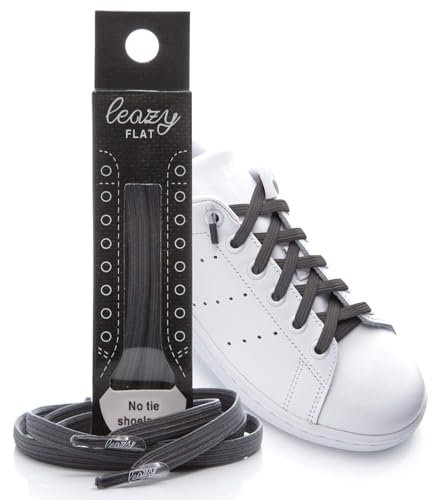 leazy flat Elastische Schnürsenkel – Das Flache, Flexible Schuhband zum Einhaken