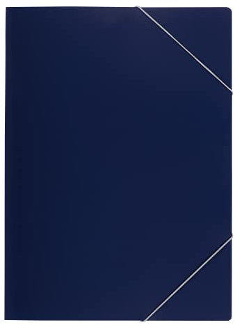 Oxford Eckspanner-Mappe, aus PP-Kunststoff, dunkelblau, 10er Pack