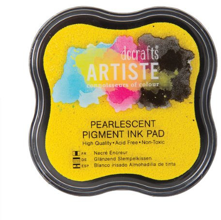 Artiste Pigment Stempelkissen, Perlglanz-Gold Shimmer