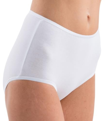 HERMKO 1150 Damen Taillenslip mit elastischen Abschlüssen aus 100% Bio-Baumwolle