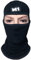 Ranger Return Balaclava M1 Fleece-Vollgesichtsmaske Balaclava Schutzmaske Schwarz (BALA-NFIL-Blck)