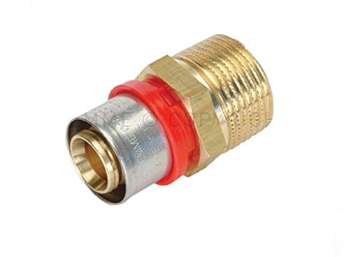 Raccord à pression droit mâle 26 x 3/4 multicouche