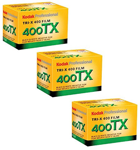 Kodak Tri-X 400TX Professional Black & White Film ISO 400, 35mm, 24 Exposures (3 Pack)