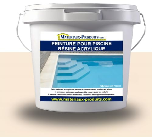 Peinture pour piscine résine Acrylique 5 L Beige - MATPRO