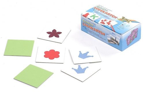 KnorrPrandell 218260877 Blanko-Legekarten (6 x 6 cm zum Gestalten eines individuellen Memorys, Inhalt 60 Karten)