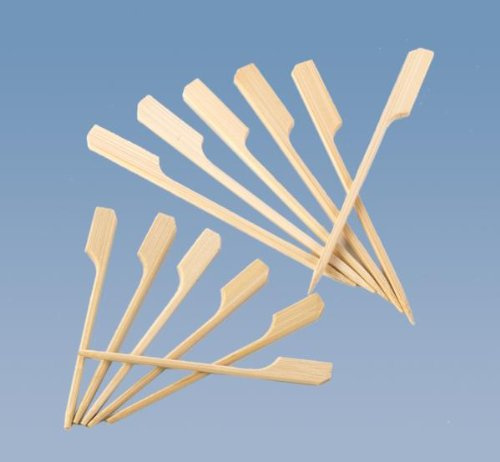 tib 10520 Bambus-Spieße 200 Stück pro Box, Länge 9 cm, mehrfarbig, Einheitsgröße