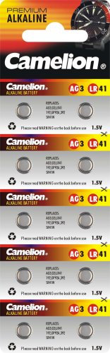 100 x AG3 LR41 KNOPFZELLEN 192 392 GP92A SR41W CAMELION