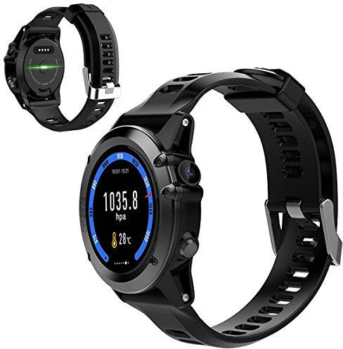 Leotec Smartwatch Adventure Swim - Smartwatch,GPS real,Pulsometro,Altimetro,Android,Sim 3G,Camara incorporada, monitor de actividad, Compatible Android/IOS y notificaciones inteligentes, color Negro