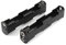 Sourcingmap Plastic Double Side 4 x 1.5V AA Battery Holder Storage Box 2 Pcs Black
