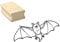 Stempel FLEDERMAUS - Motivstempel aus Buchenholz