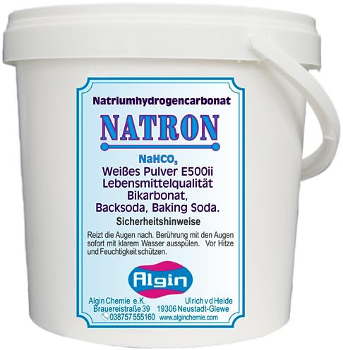 Natron – Baking Soda 1 Liter Eimer – Lebensmittelqualität