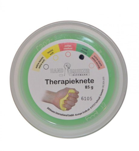 Dittmann Therapieknete Stark grün, Hand Squeezer
