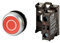Eaton 216510 Drucktaster, 1 Öffner flach, rot, Frontbefestigung