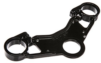 Gabelführung (Gabelbrille/Gabelbrücke) oben - zum Klemmen - schwarz - Simson Enduro S51E, S70E - Gußausführung