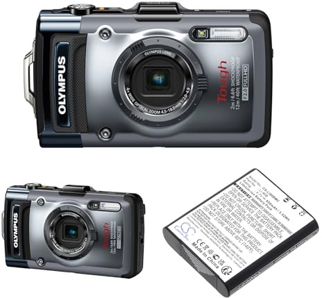 VINTRONS 3.7V Battery For OLYMPUS Stylus XZ-2 iHS, Tough TG-1, Tough TG-1 iHS, Stylus XZ-2
