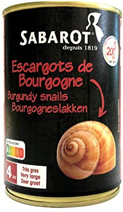 Sabarot - Escargots de Bourgogne 4 douzaines 250g