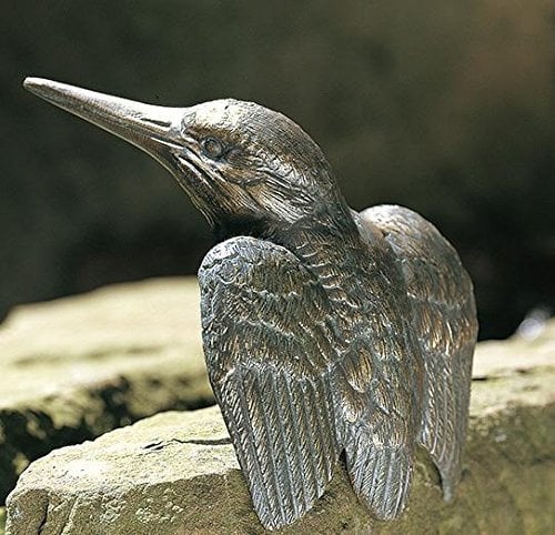 Rottenecker Bronzefigur, Skulpturen, Eisvogel 15 cm hoch