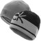 Calvin Klein CK Herren Reversible Strickmütze Mütze - Schwarz/Silber