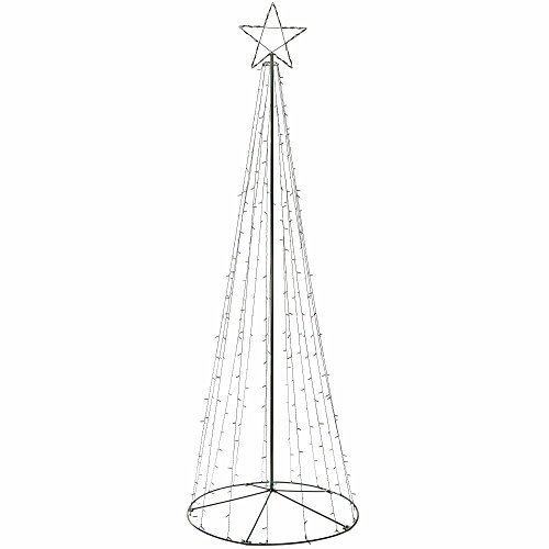 WeRChristmas Pre-Lit LED Pop Up Christmas Tree, 360 cm - Large, Multi-Colour