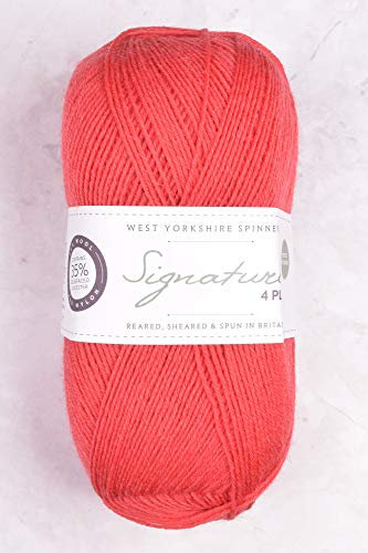 West Yorkshire Spinners Signature 4ply - Cayenne Pepper - 510 wys sig 4ply