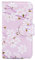 32nd Floral Series - Design PU Leather Book Wallet Case Cover for Apple iPhone 5, 5S, Designer Flower Pattern Wallet Style Flip Case With Card Slots - Cherry Blossom