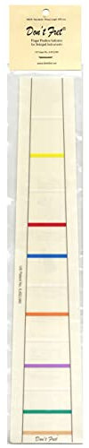 Griffbrett Markierung DON`T FRET 107, für 1/4 Cello, mit 12 Linien