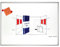 Franken SC8206 Schreibtafel Pro (magnethaftend, silbereloxierter Aluminium-Systemrahmen) 240 x 120 cm, emailliert