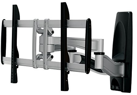 PureMounts PLATINUM-65 Wandhalterung für TV Geräte mit 81-165cm (32-65), VESA: 600x400, neigbar: +/-15°, schwenkbar: +/-60°, Wandabstand: 105-550mm, Traglast max: 50kg, schwarz