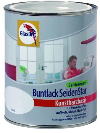 GLASURIT BUNTLACK SEIDENSTAR SEIDENMATT KHB - 0.375 LTR(3000 FEUERROT)