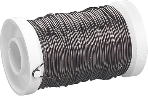 KnorrPrandell Gütermann 6466800- Filo Metallico Laccato, 0,5 mm, Colore: Nero