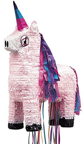 Unique Party Supplies 66014 Einhorn-Pinata - Zugschnur