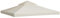 Outsunny 3 x 3(m) Gazebo Canopy Replacement Cover 2-Tier Roof Top Spare Part Cream White (TOP COVER ONLY)