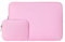 RAINYEAR 13,3 Pollici Custodia Protettiva per Laptop PC Sleeve Caso con Piccola Borsa Aggiuntiva,Compatibile con 13,3 Notebook Computer Portatili Chromebook,14 Macbook Pro M1 A2442,Rosa