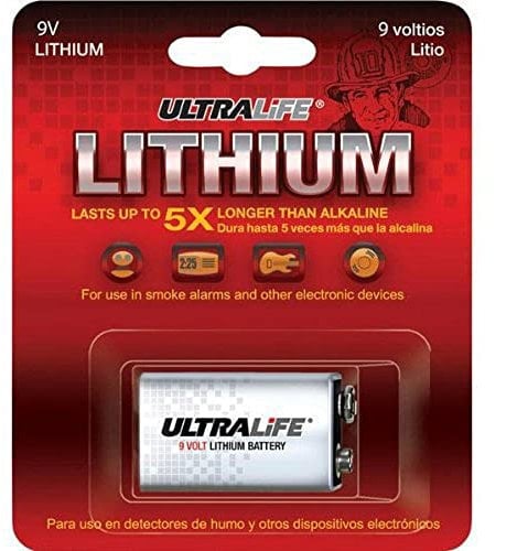 Ultralife Lithium 9 V Lithium 1200 mAh 9 V Batterie Rechargeable