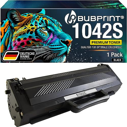 Bubprint Toner kompatibel als Ersatz für Samsung MLT-D1042S/ELS für ML-1660 ML-1865 ML-1670 ML-1675 ML-1860 SCX-3200 SCX-3205 SCX-3205W 1.500 Seiten Schwarz