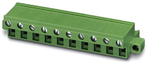 PHOENIX CONTACT FRONT-GMSTB 2,5/3-STF-7,62 Leiterplattensteckverbinder, 2.5 mm² Nennquerschnitt, 3 Anschlüsse, FRONT-GMSTB 2,5/..-STF Artikelfamilie, 7.62 mm Rastermaß, Grün, 50 Stück
