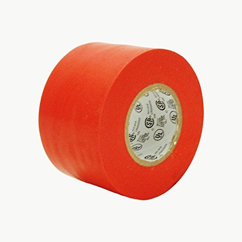 JVCC E-Tape Farbiges elektrisches Band: 2 in. x 66 ft. (rot)