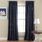 Lush Decor Lichtfilterung, energieeffizient, 1 Paar, marineblaue Sterne, Verdunkelungsvorhänge, Fensterpaneel-Set, 132,1 x 213,4 cm (B x L), 2 Stück