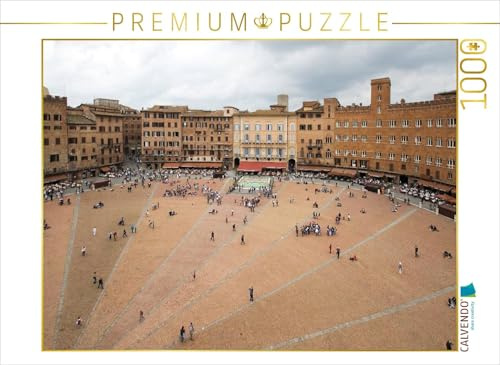 CALVENDO Puzzle Sienna Piazza del Campo | 1000 Teile Lege-Größe 64 x 48 cm Foto-Puzzle für glückliche Stunden